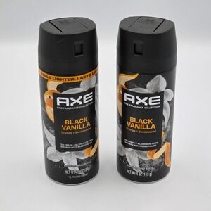 Axe Fine Fragrance Men's Deodorant Body Spray Vanilla Aluminum Free 2.9oz (2 Pk)